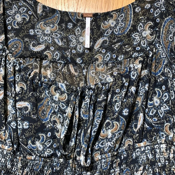 Free People Lolita Paisley Top - Picture 2 of 4